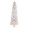 9ft. Pre-Lit Slim White Artificial Christmas Tree, Warm White LED Lights